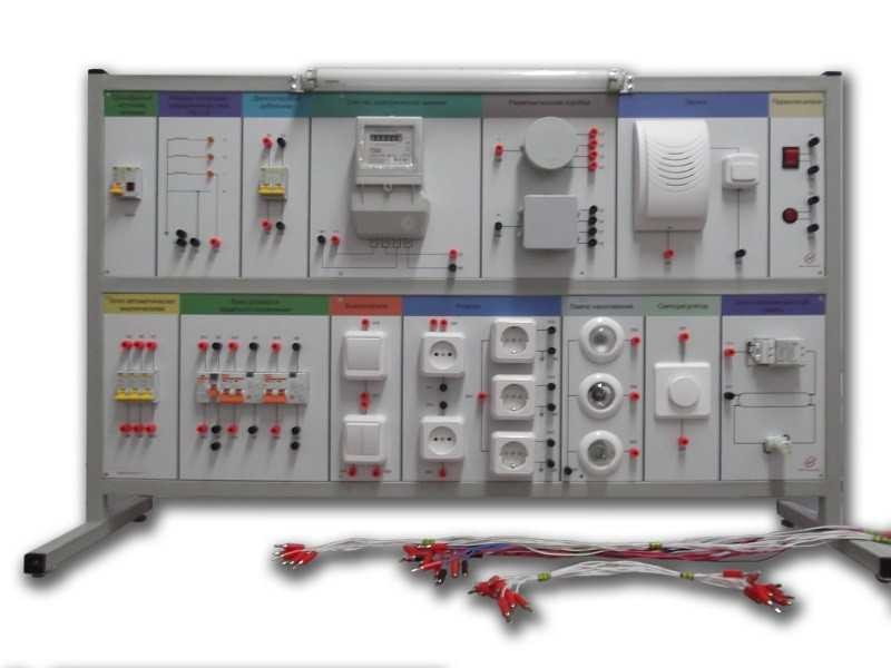 مجموعه آموزشی تجهیزات استاندارد آزمایشگاهی «برق‌کاری در اماکن مسکونی و اداری»